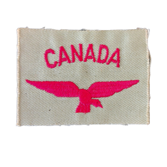 WW2 Canadian RCAF CANADA Shoulder Title Uniform Insignia