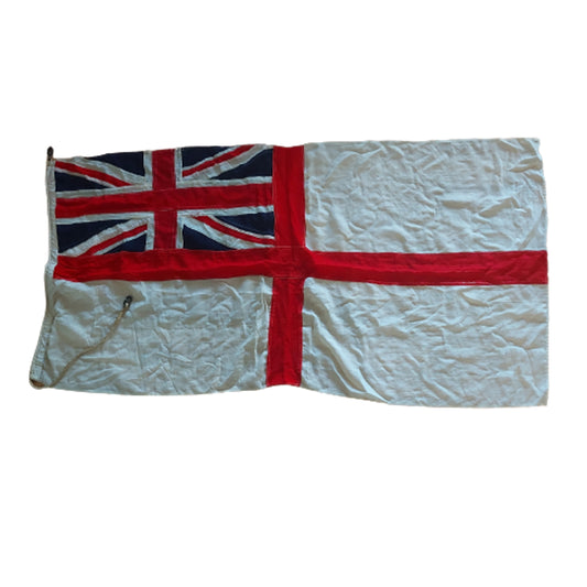 WW2 RCN RN White Ensign Naval Flag 72 x 34 Inches