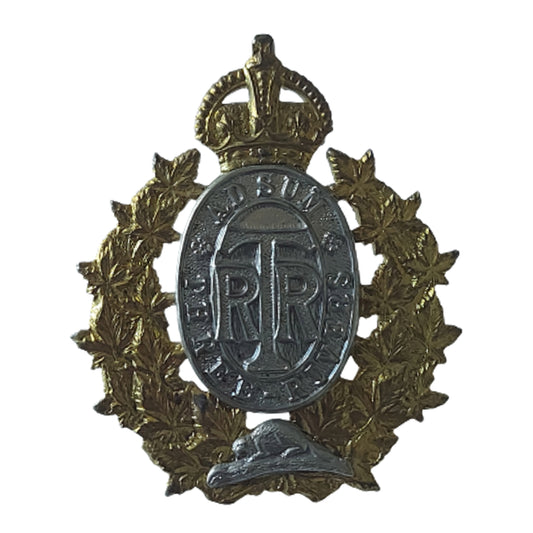 WW2 Canadian The Three Rivers Regiment Cap Badge