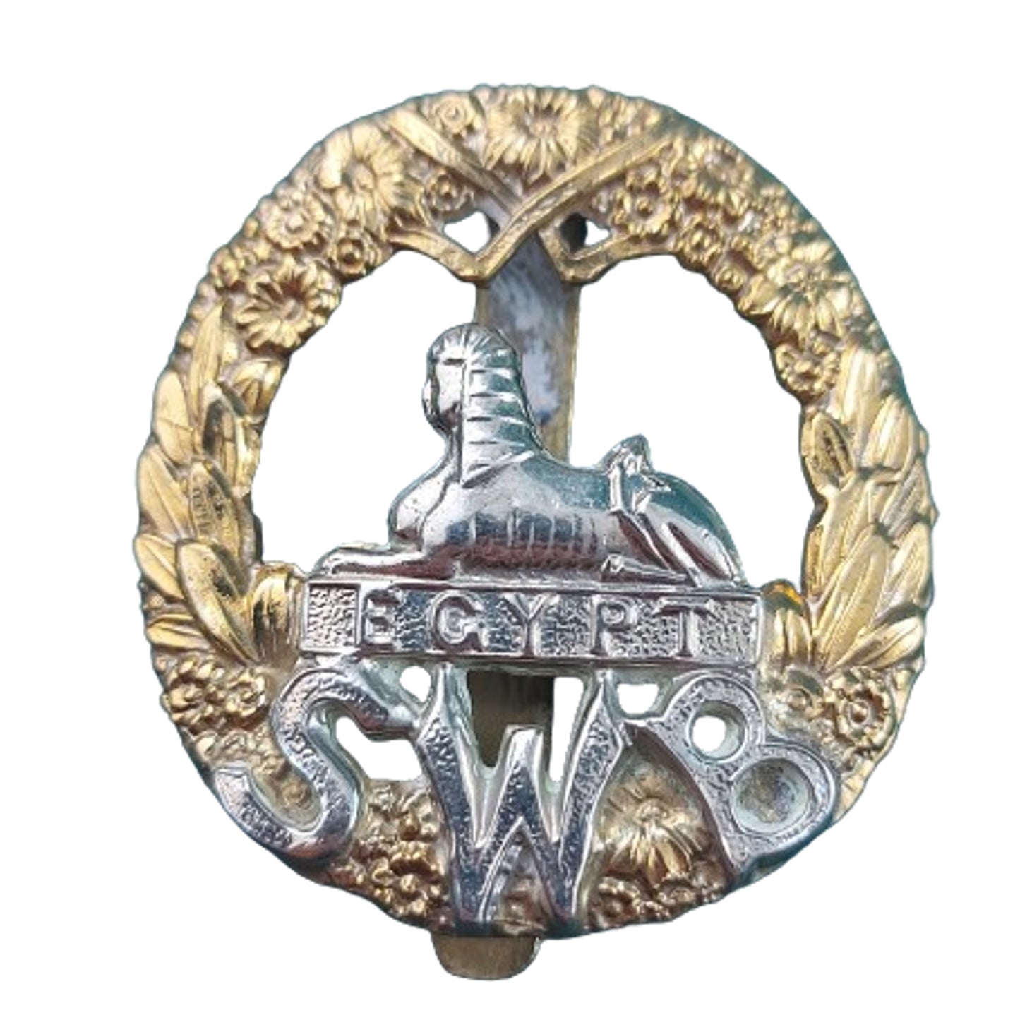 WW2 British South Wales Borderers Cap Badge