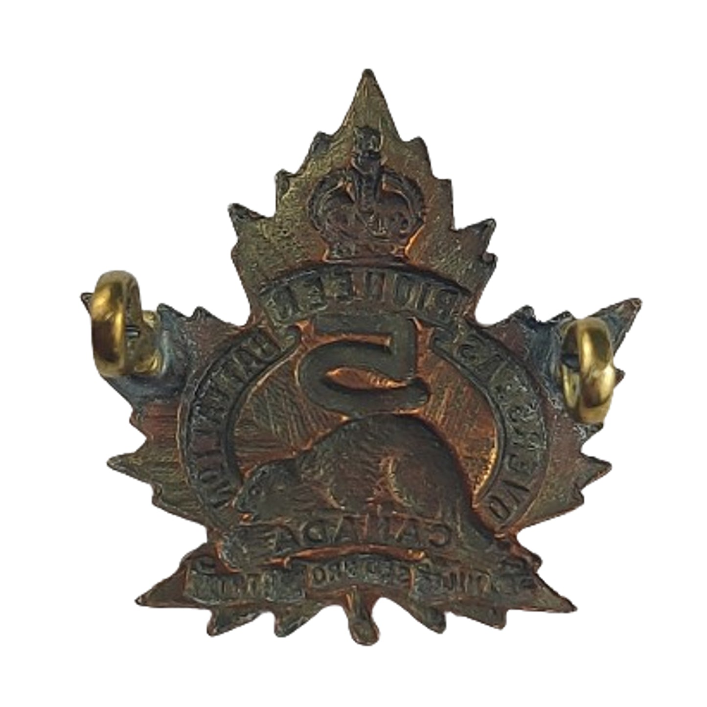 WW1 Canadian CEF 5th Pioneers Collar Badge