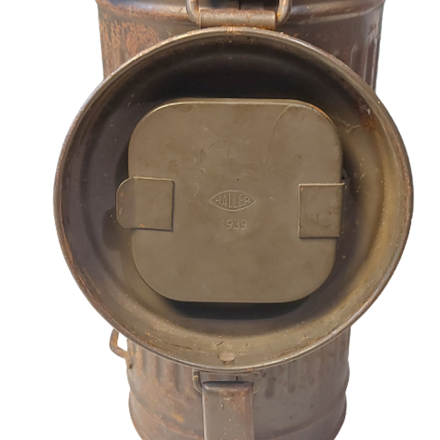 Named Service Numbered WW2 German M38 Gas Mask In Cannister 1940