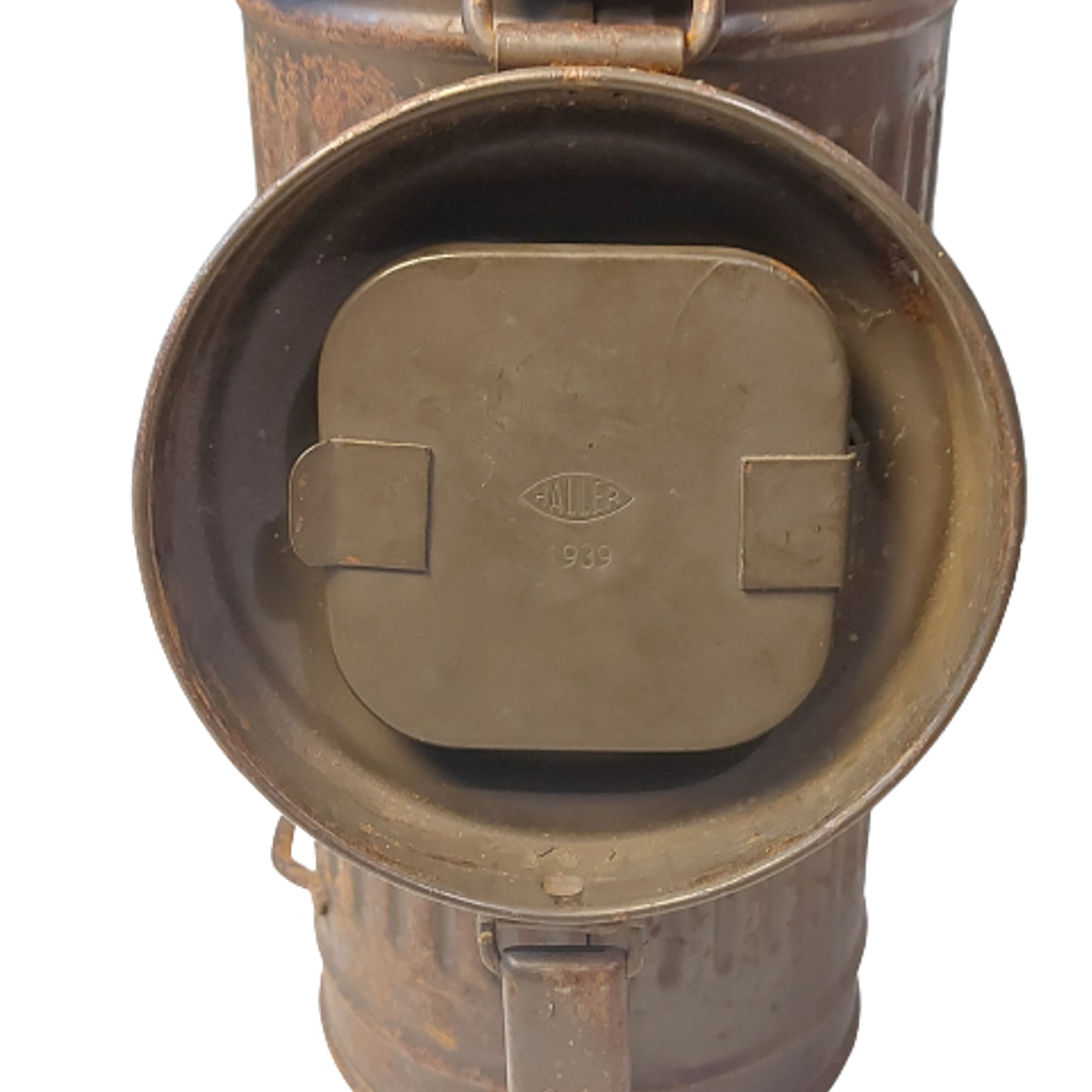 WW2 German Named And Service Numbered M38 Gas Mask In Cannister 1940