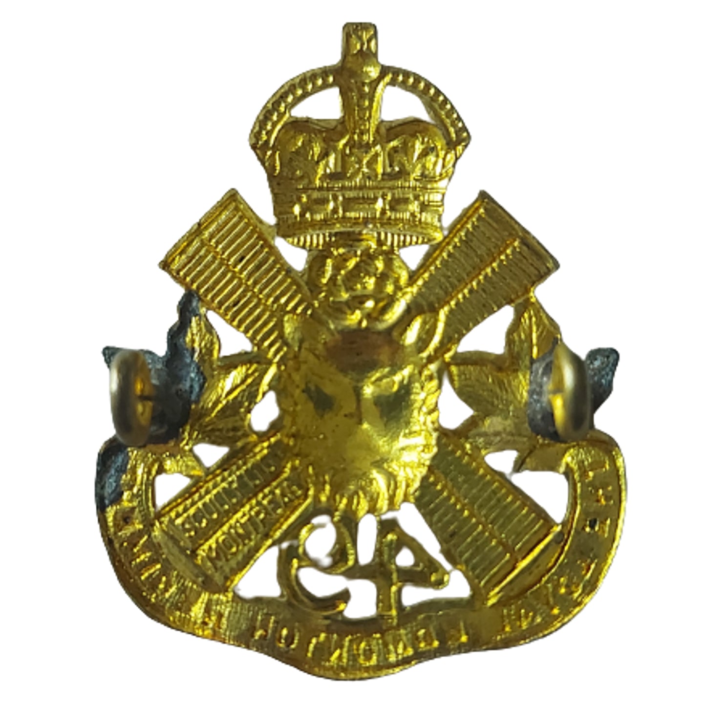 WW2 Canadian 49th Loyal Edmonton Regiment Cap Badge