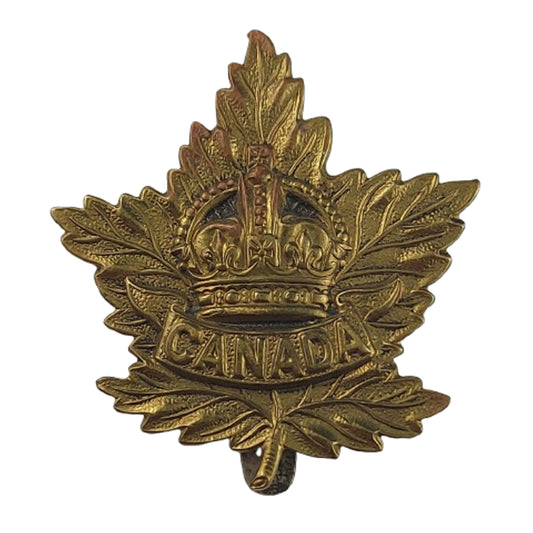 WW1 Canadian CEF General Service Cap Badge