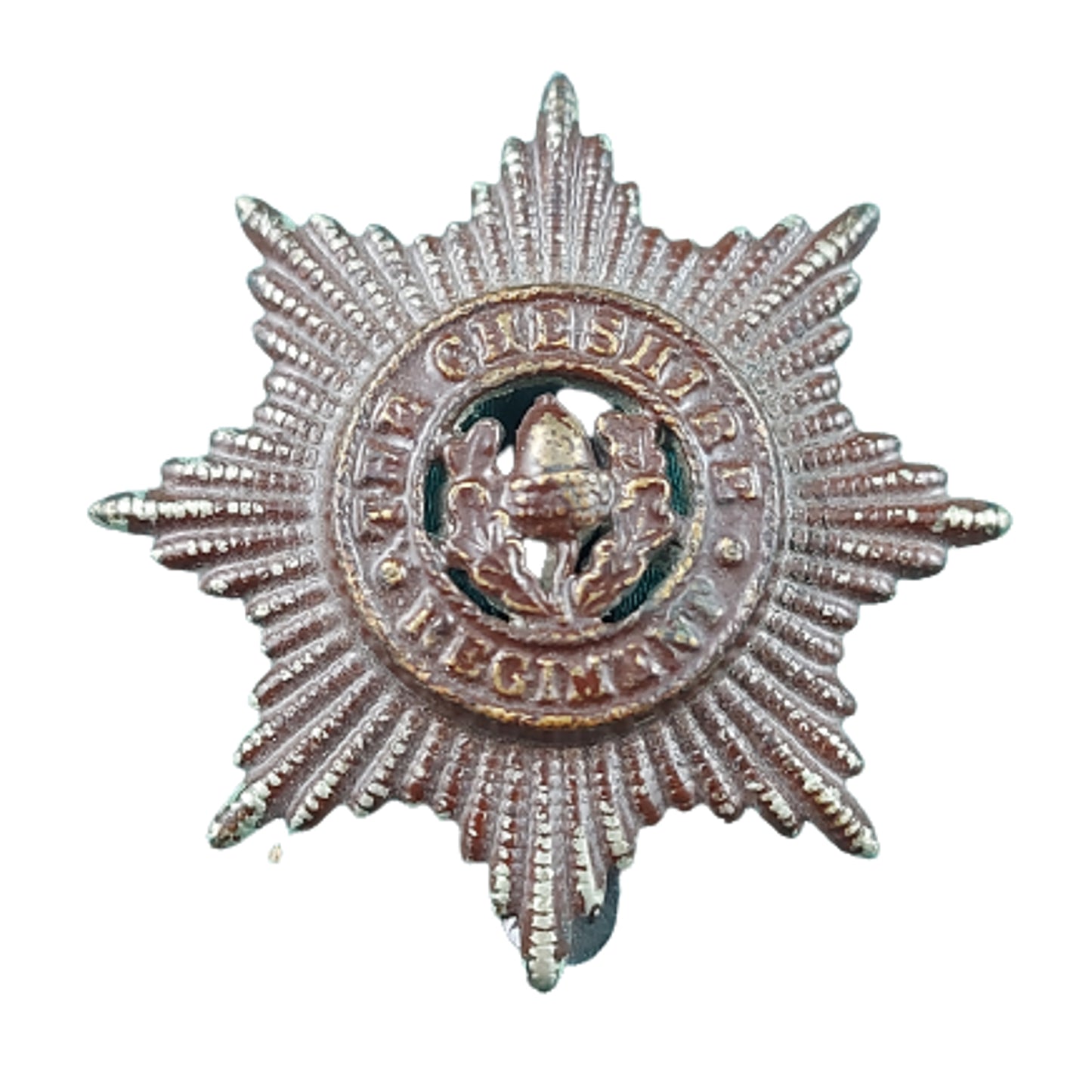 WW2 British Cheshire Regiment Cap Badge