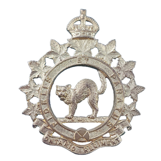 WW2 Canadian Ontario Regiment Cap Badge