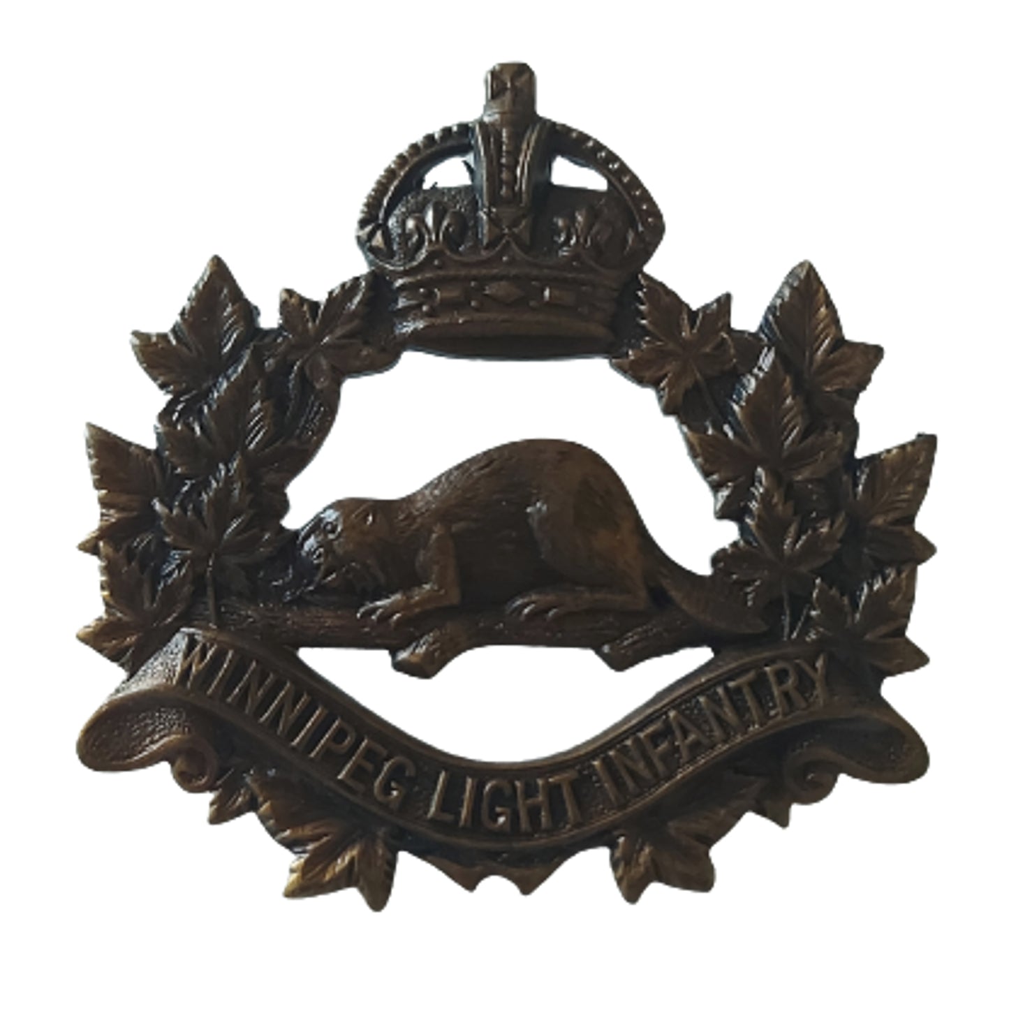 WW2 Canadian WLI Winnipeg Light Infantry Cap Badge