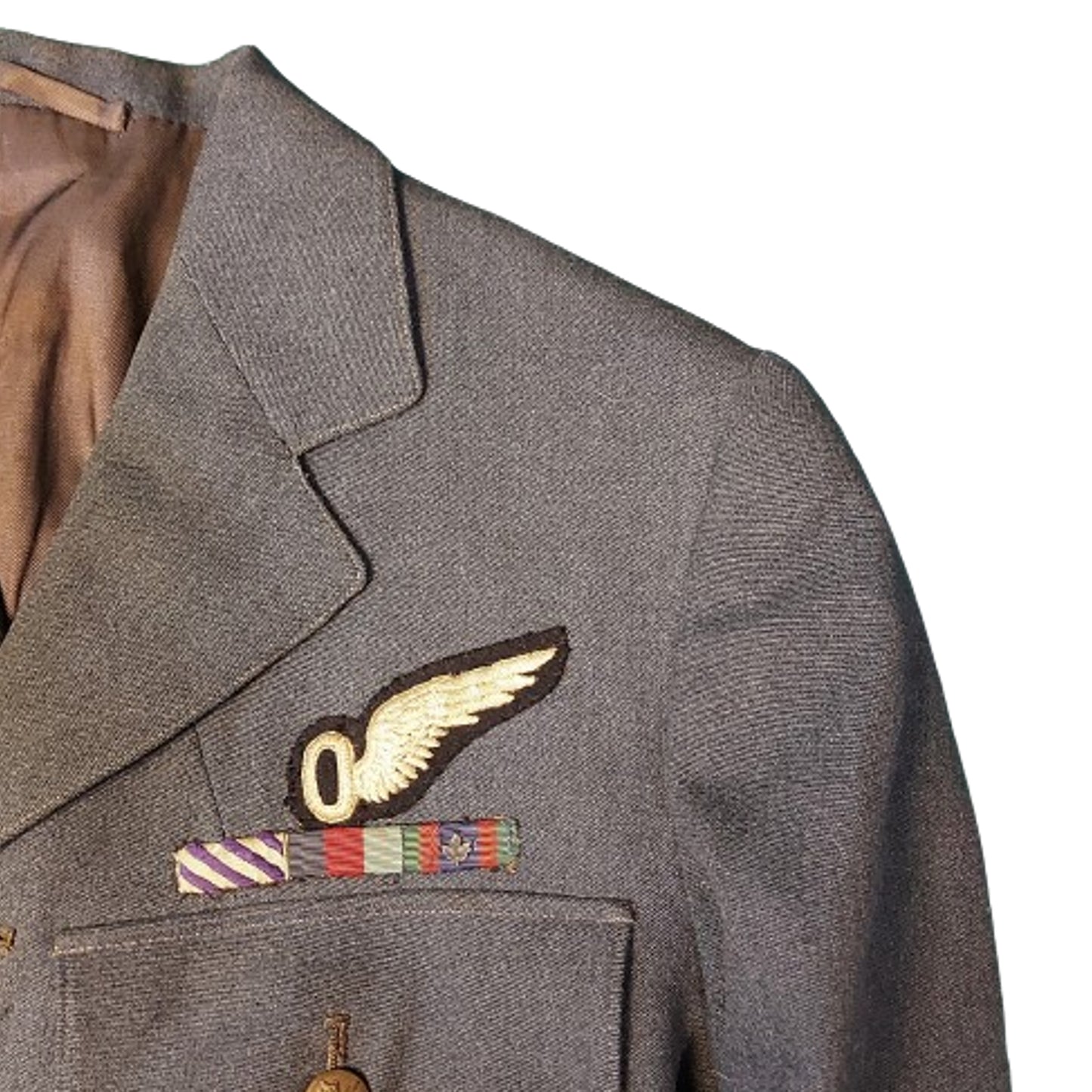 WW2 RCAF Royal Canadian Air force Observer's Tunic -DFC Recipient -Stalag Luft III Wooden Horse Escape