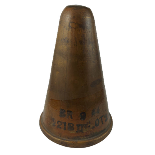 WW2 British Canadian Howitzer Shell Fuse Cap 1944