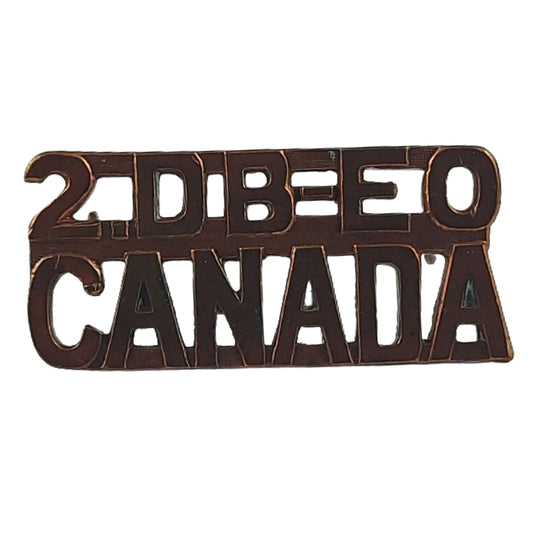 WW1 Canadian 2nd Depot Battalion Eastern Ontario Regiment Shoulder Title