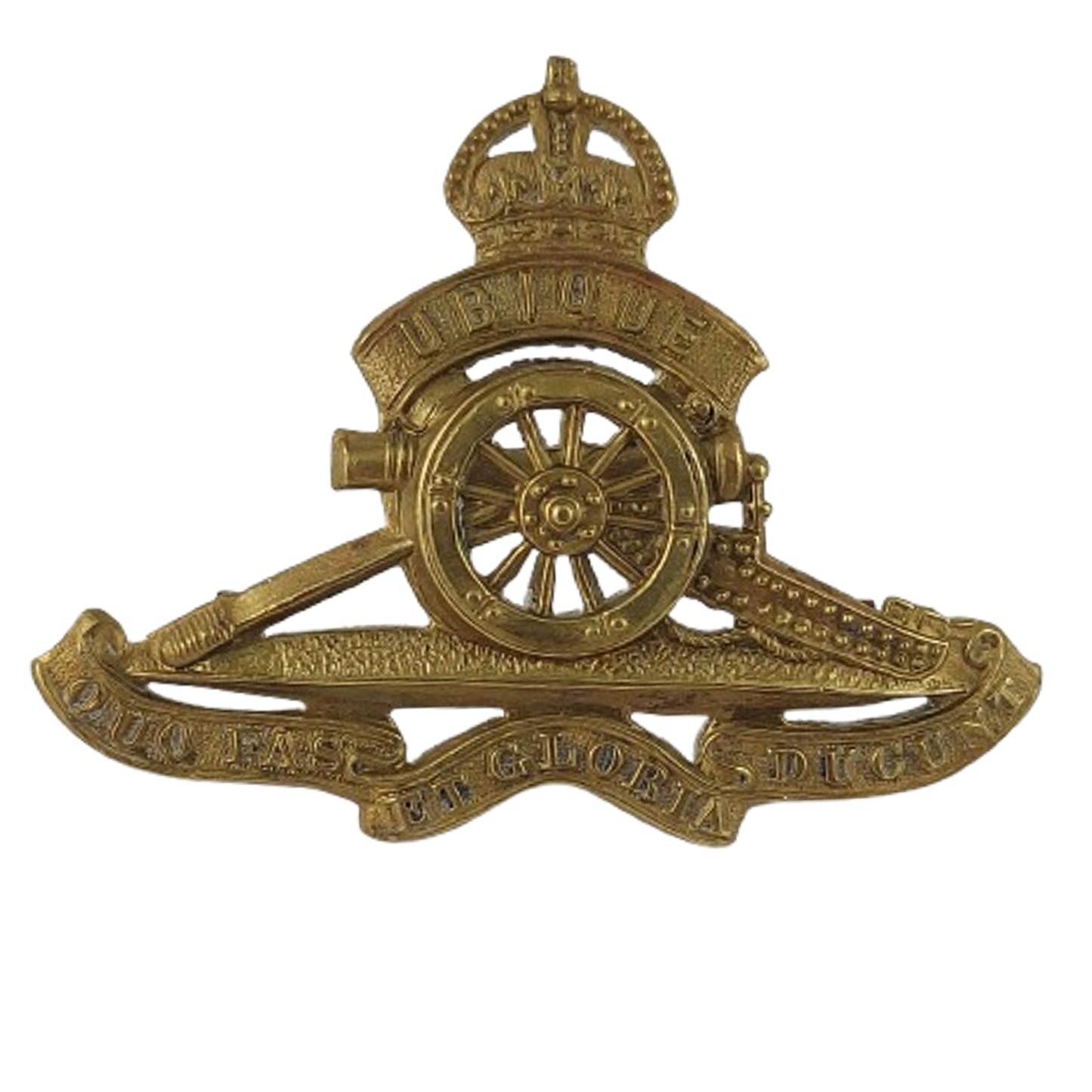 WW2 Canadian RCA Royal Canadian Artillery Cap Badge