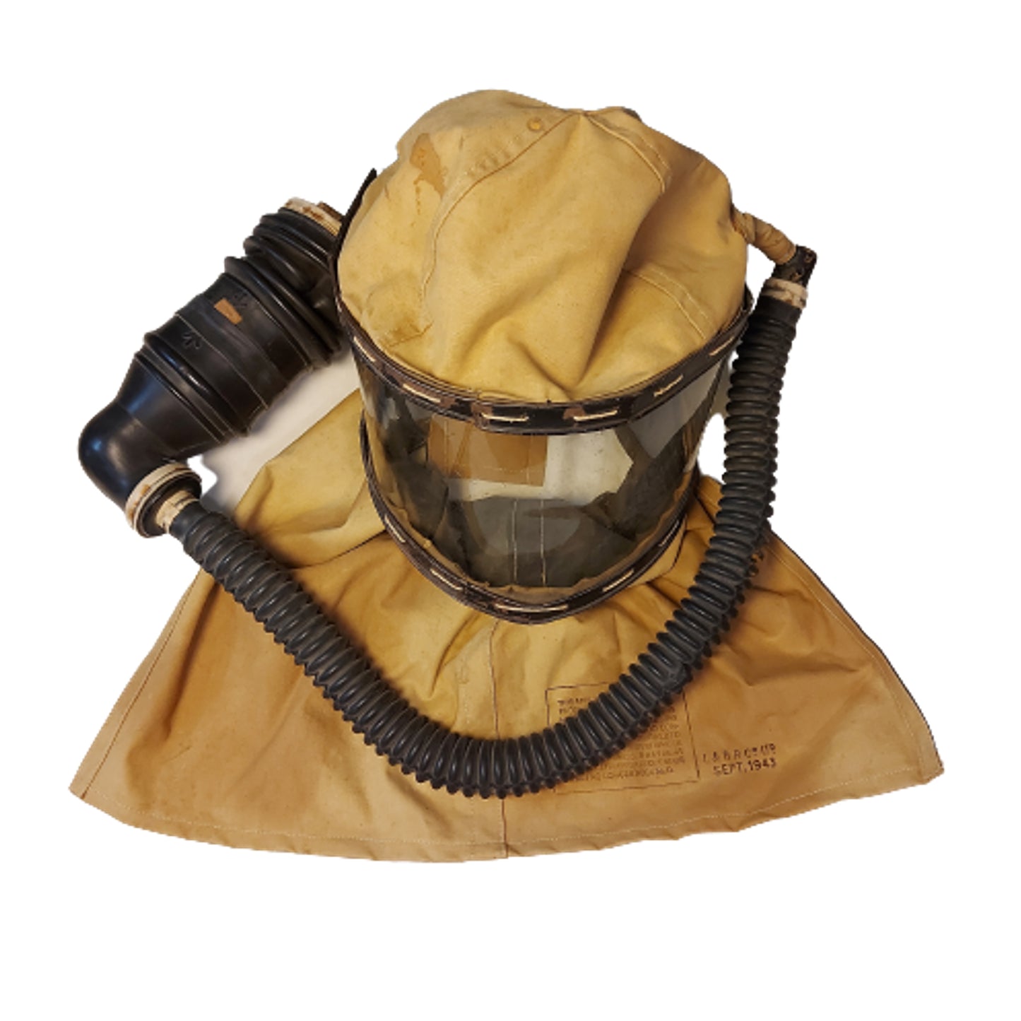 WW2 British C5 Hospital Invalid Gas Mask