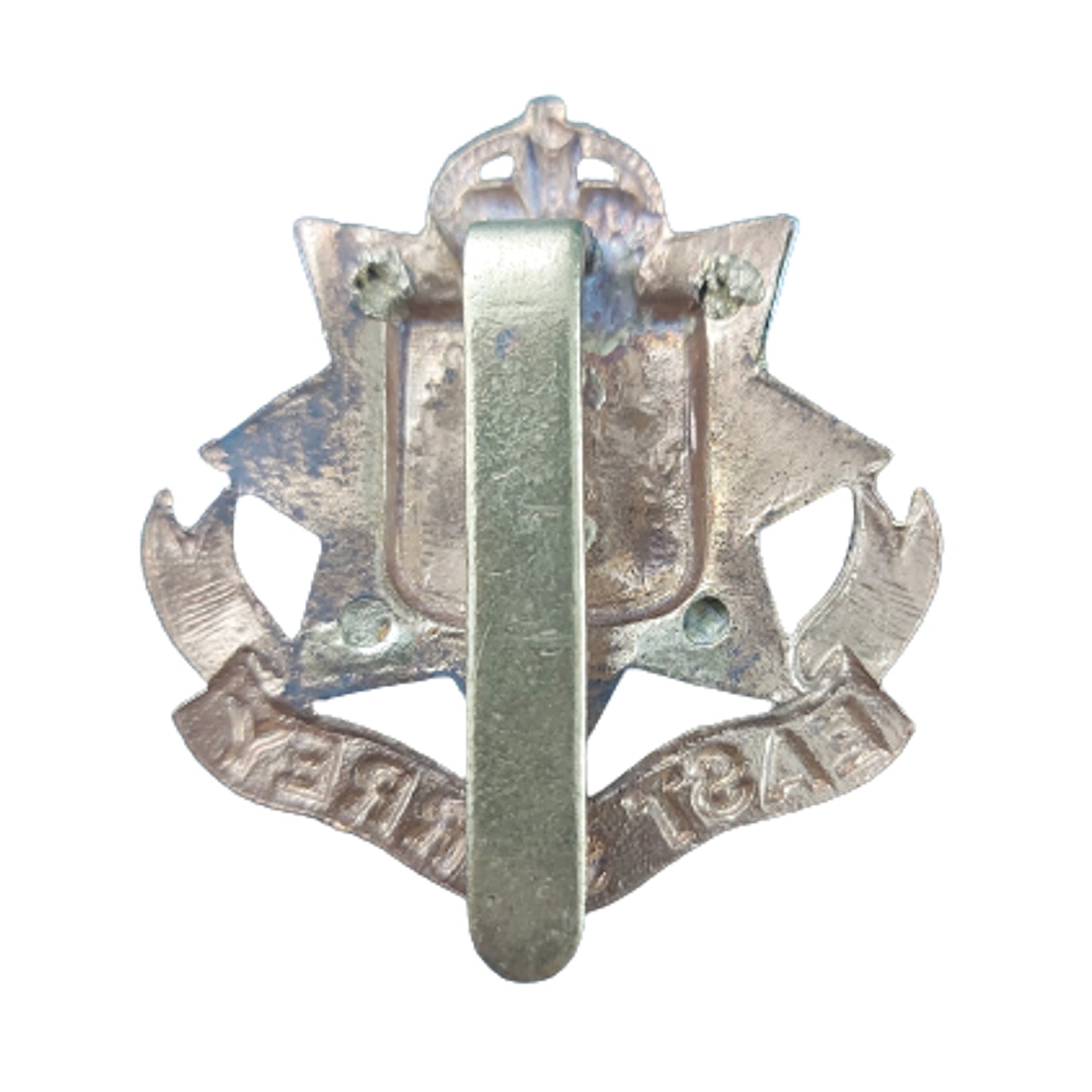 WW1 British BEF East Surrey Regiment Cap Badge