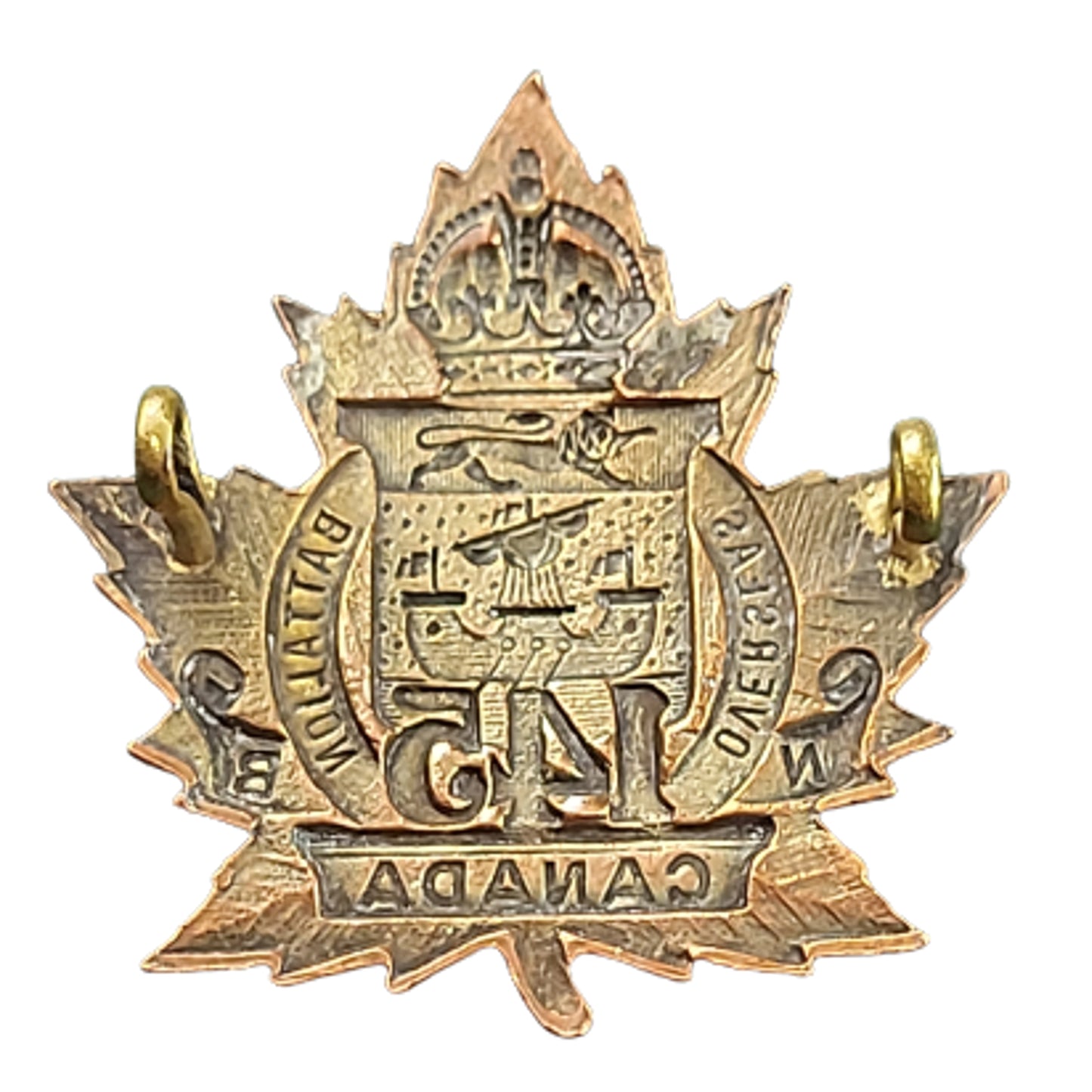 WW1 Canadian 145th Battalion Cap Badge -Moncton New Brunswick