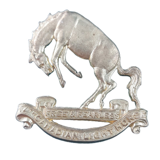 WW2 14th Canadian Light Horse Cap Badge -Scully Montreal