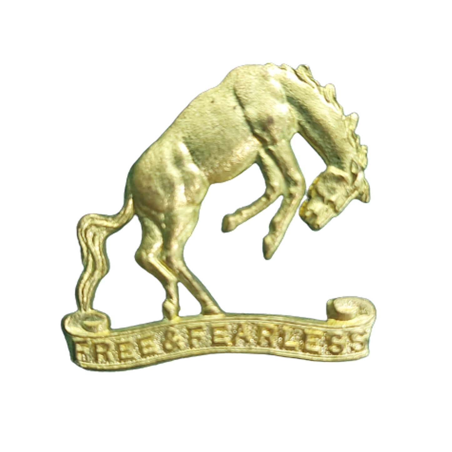 WW2 Canadian 14th Light Horse Collar Badge