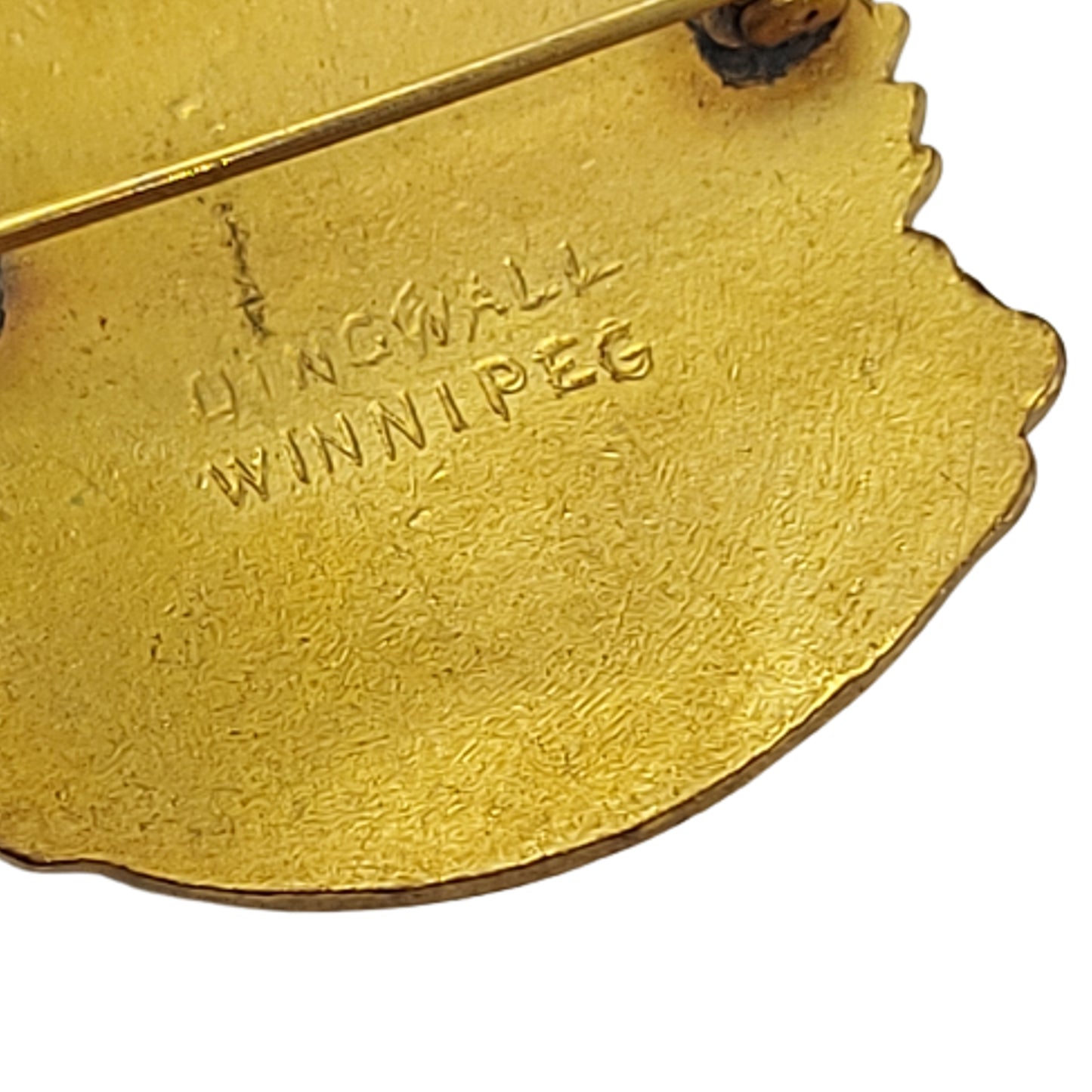 WW1 Canadian 222nd Battalion Enameled Sweetheart Pin -Winnipeg Manitoba