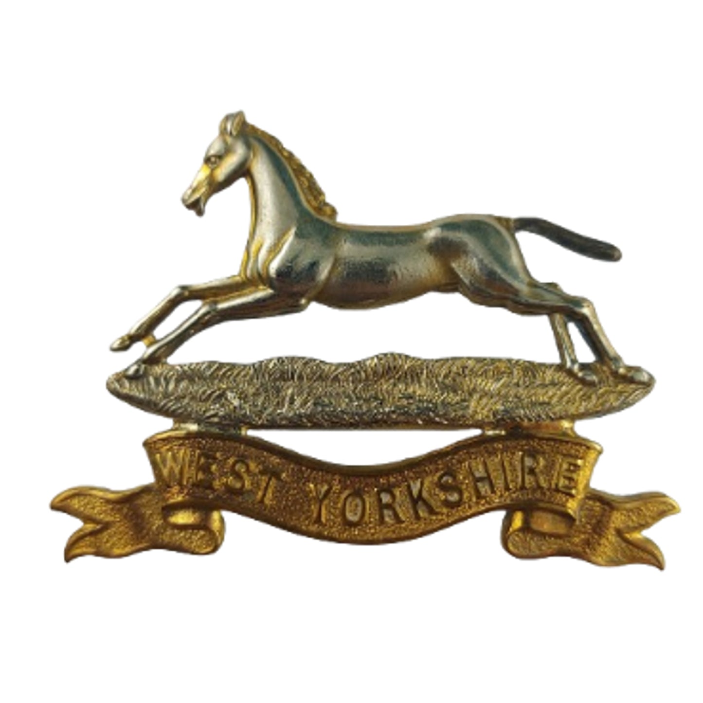 WW2 British West Yorkshire Regiment Cap Badge