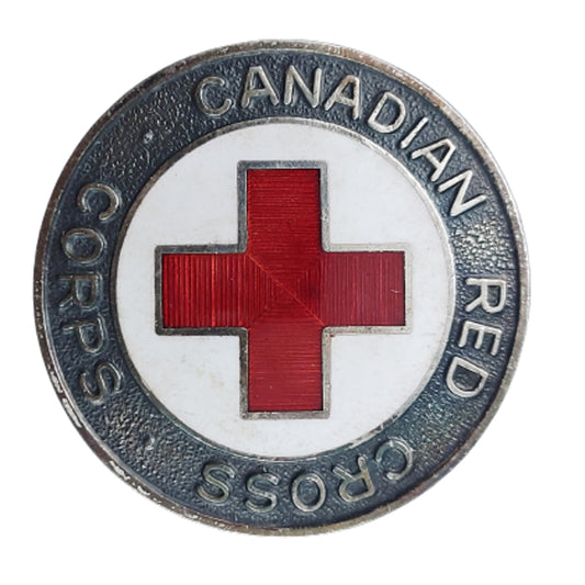 WW2 Canadian Red Cross Corps Cap Badge