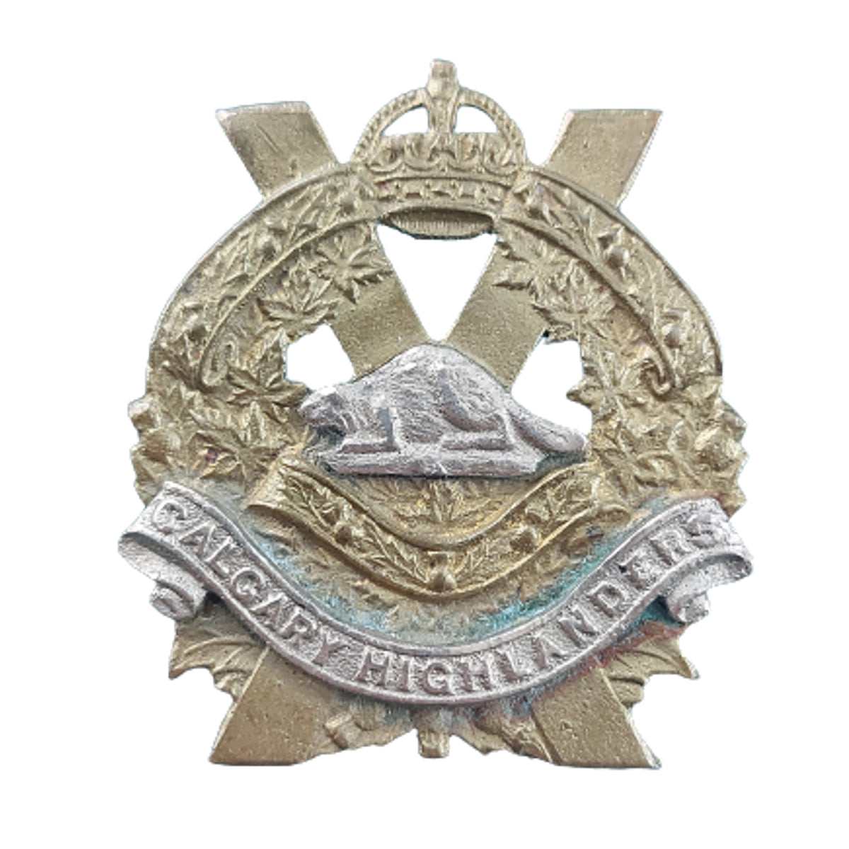WW2 Canadian The Calgary Highlanders Cap Badge – Canadian Soldier Militaria