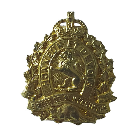 WW2 Canadian Regiment de Saint Hyacinthe Cap Badge -Scully Montreal