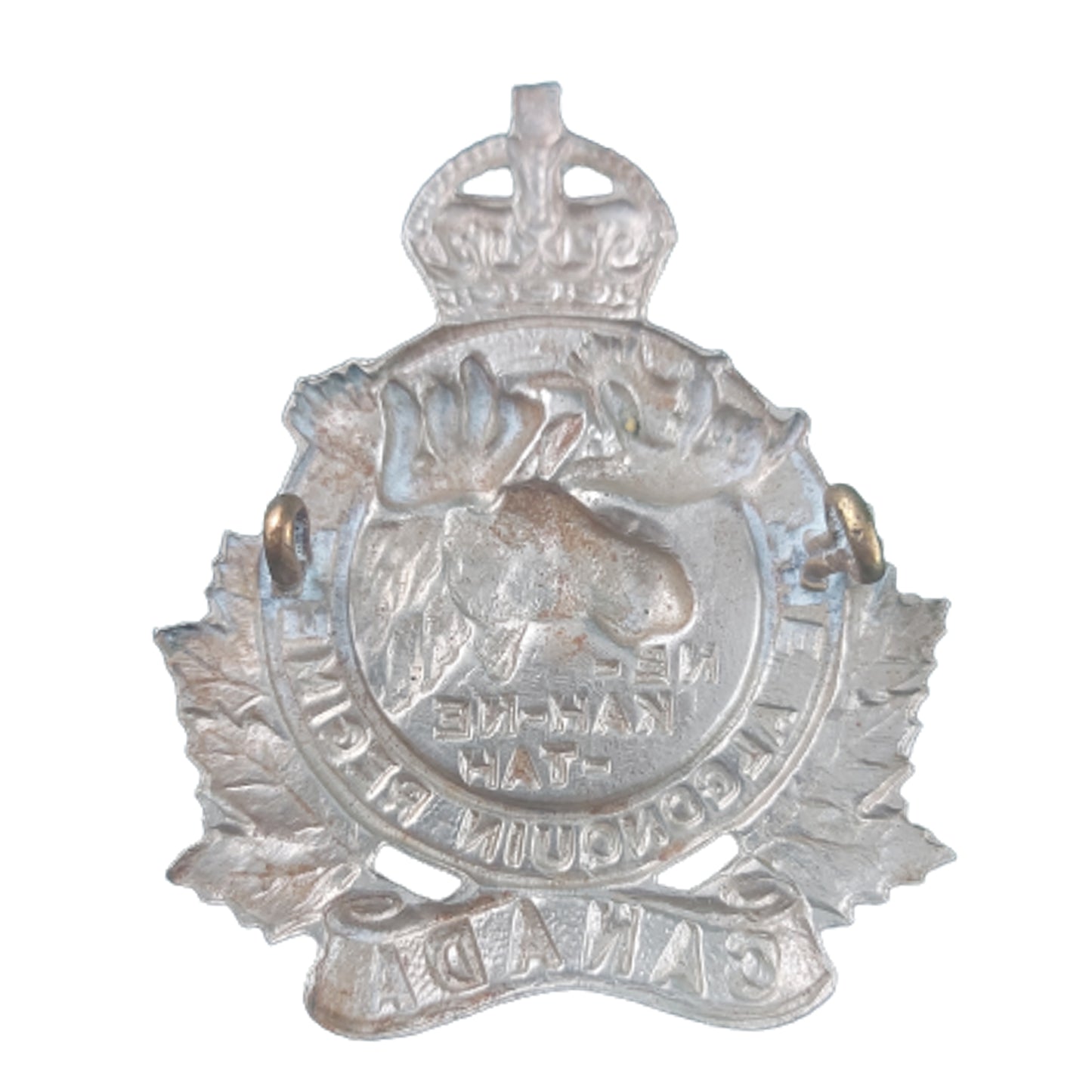 WW2 Canadian Algonquin Regiment Cap Badge