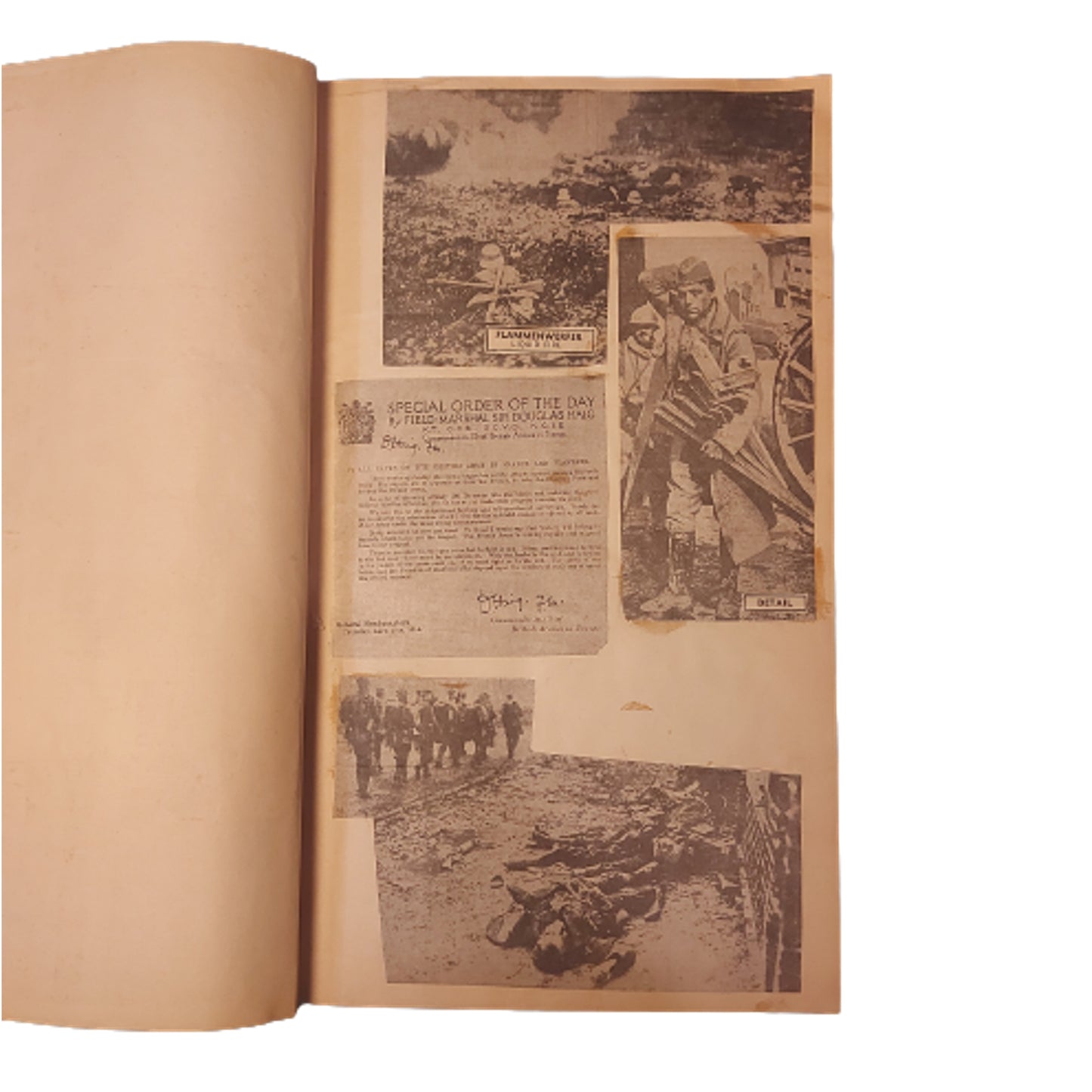 Named WW1 Canadian Scrap Book