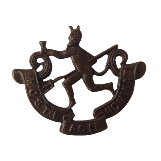 WW1 Canadian 8th Battalion OR Other Ranks Cap Badge -Little Black Devils Winnipeg Manitoba