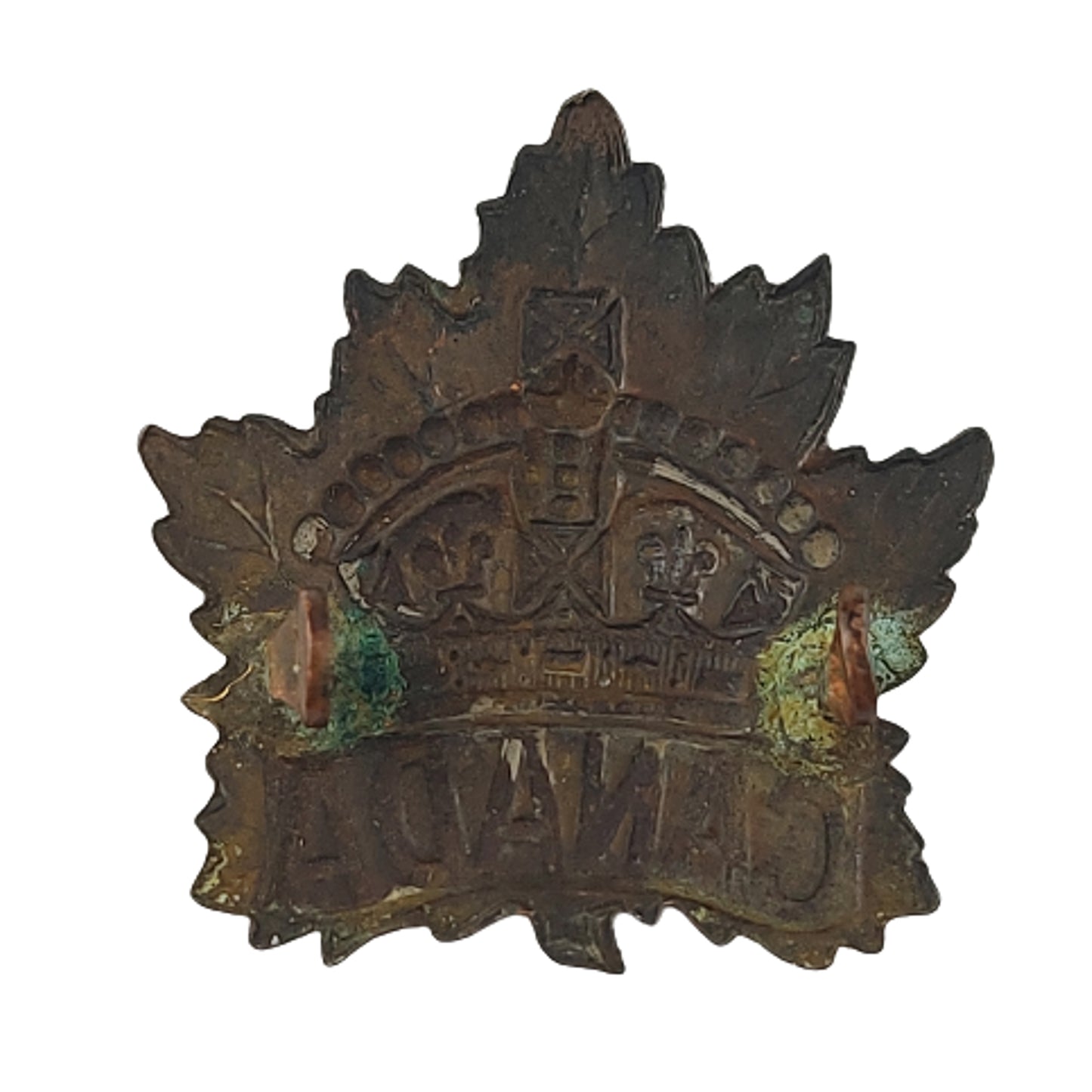 WW1 Canadian General Service Cap Badge Birks 1915