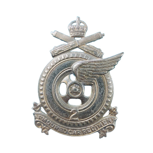 WW2 Canadian 2nd Armor Carrier Regiment Cap Badge