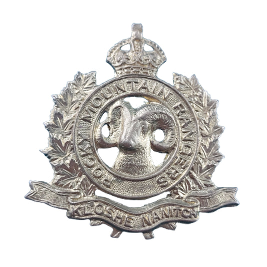 WW2 Rocky Mountain Rangers Cap Badge
