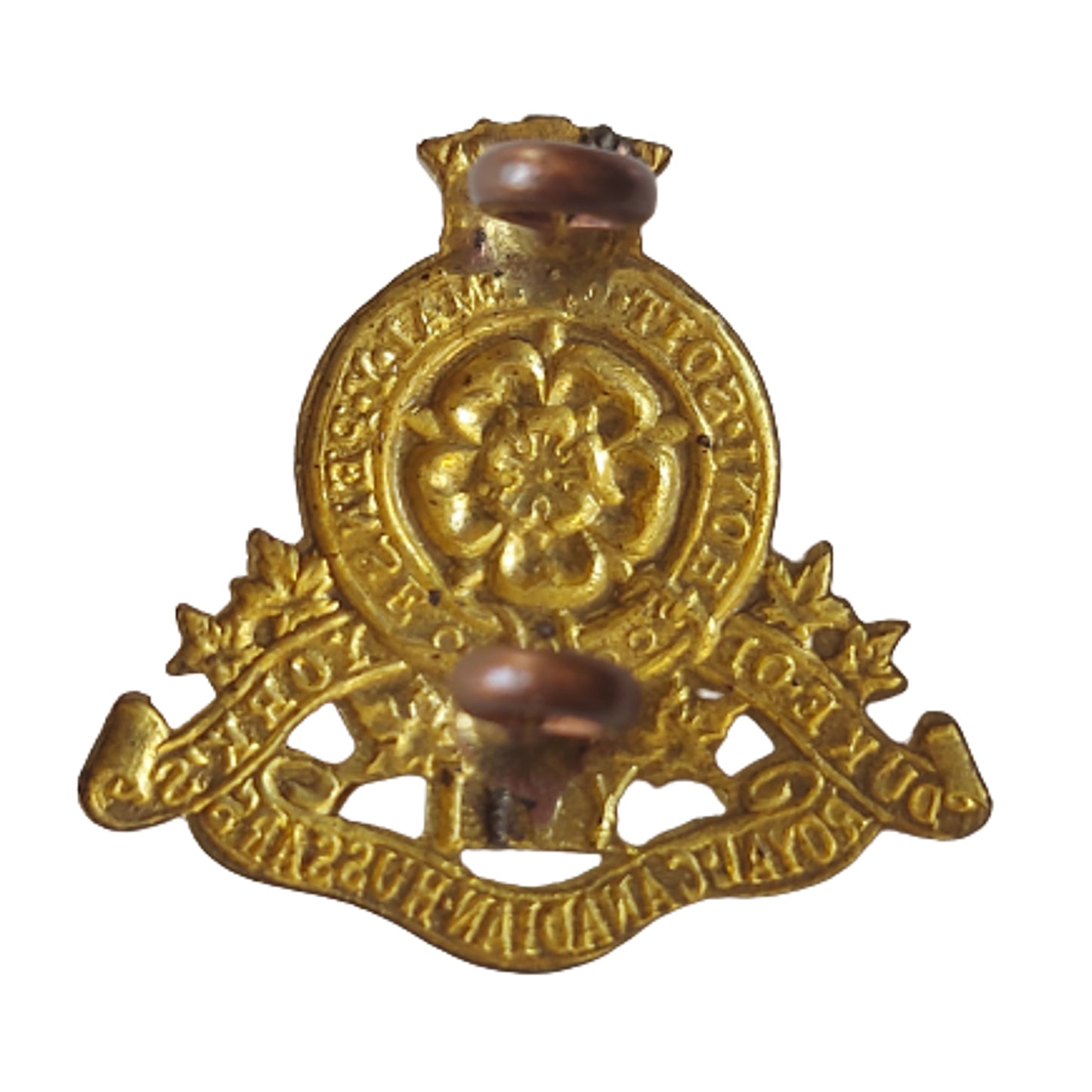 WW2 Royal Canadian Hussars, 17th Duke Of York Collar Badge