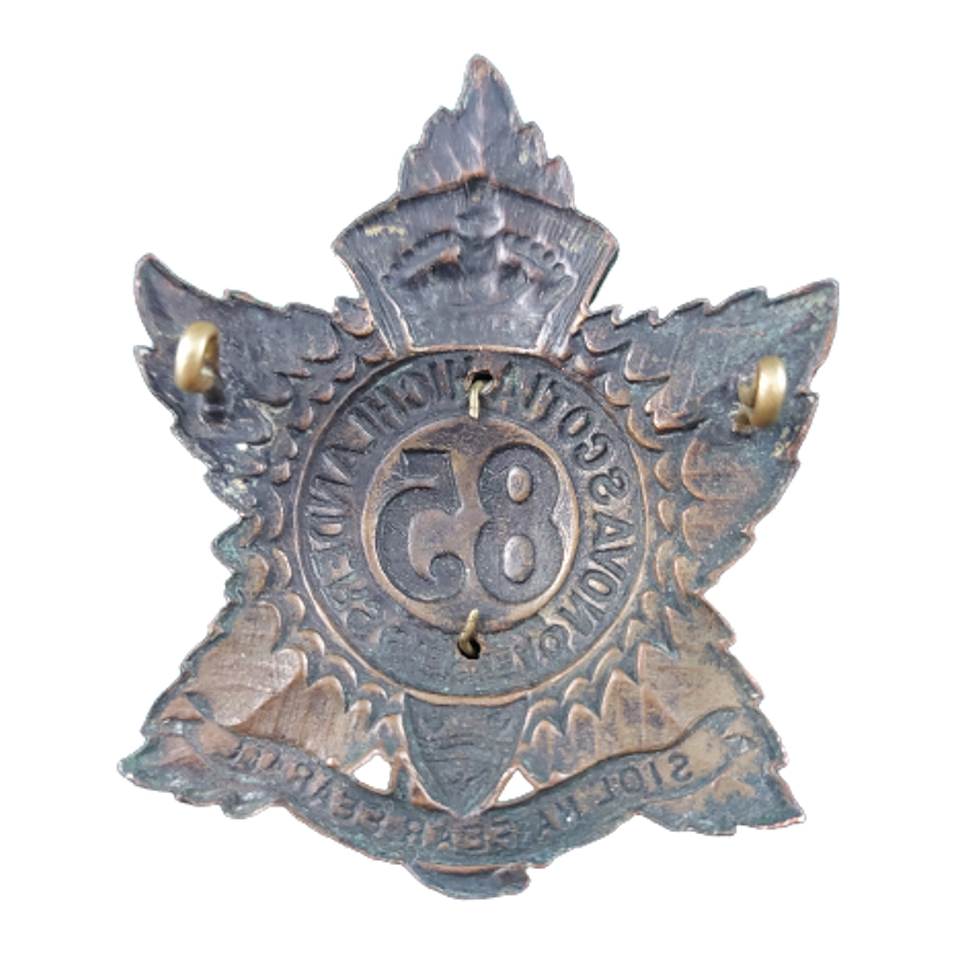 WW1 Canadian 85th Battalion (Nova Scotia Highlanders) Officer's Glenga ...