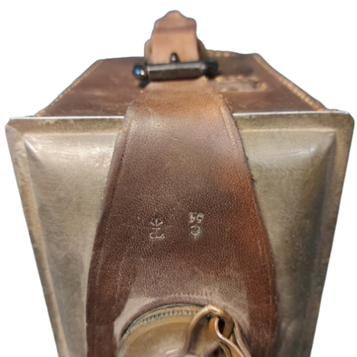 WW2 Canadian Vickers M.G. Oiler In Leather Carrier