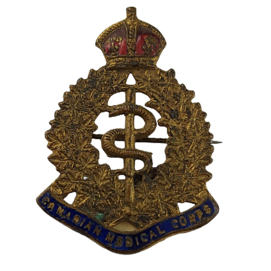 WW1 Canadian Medical Corps Sweetheart Pin
