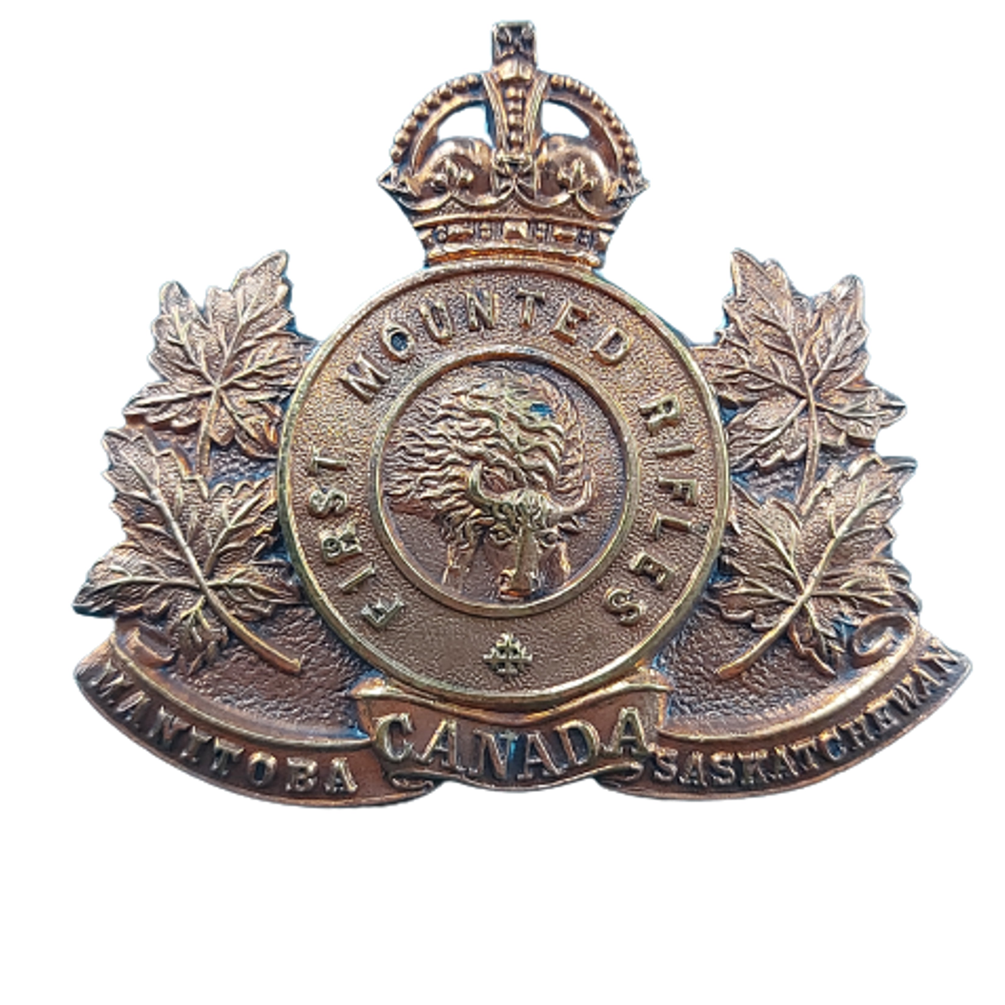 WW1 Canadian 1st Mounted Rifles Cap Badge – Canadian Soldier Militaria