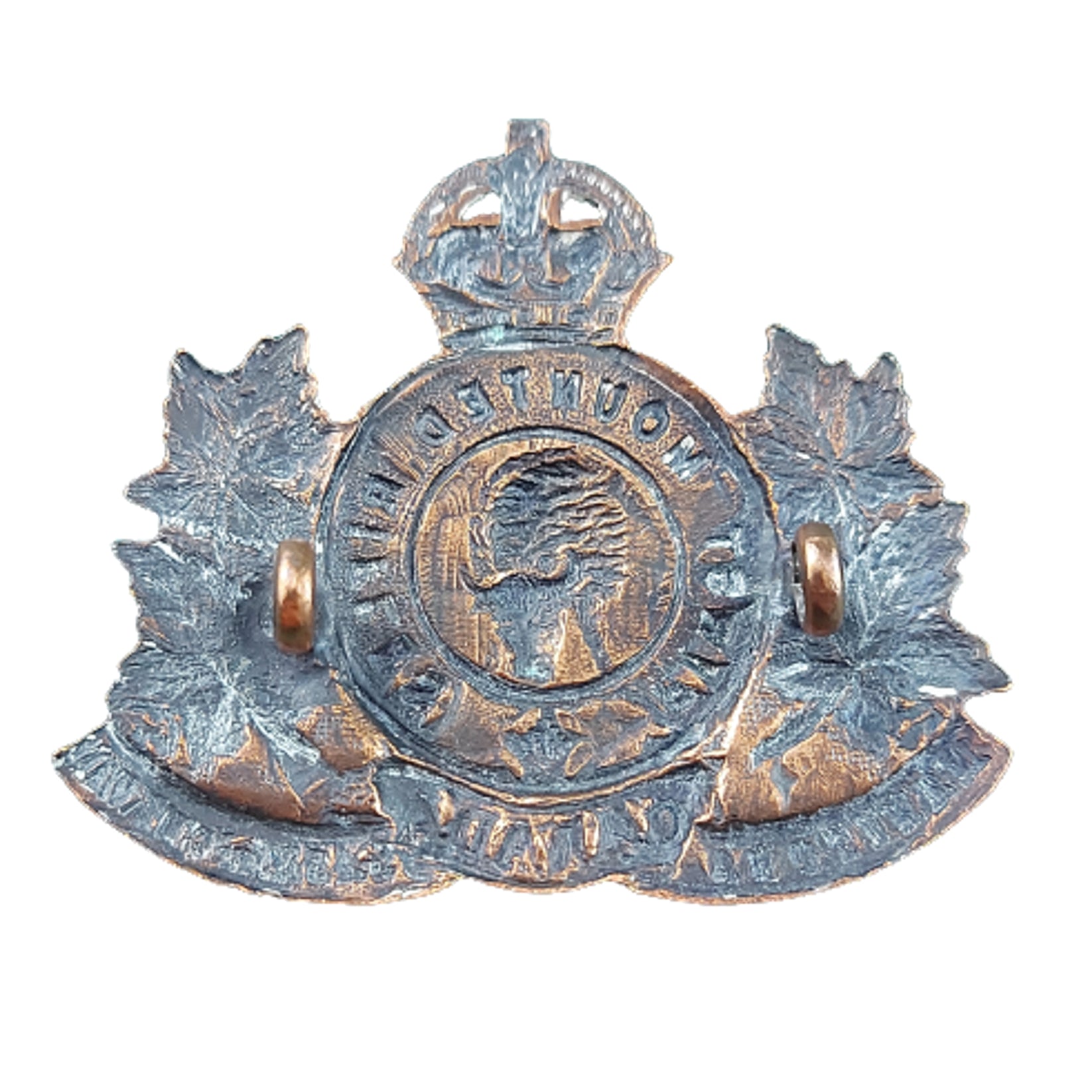 WW1 Canadian 1st Mounted Rifles Cap Badge – Canadian Soldier Militaria