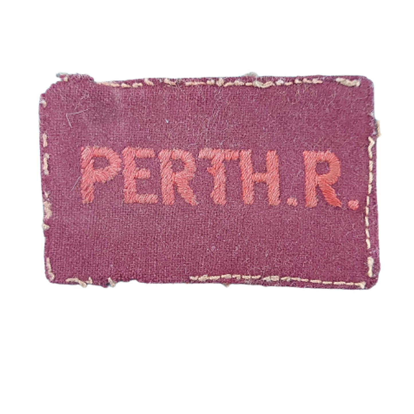 WW2 Canadian Perth Regiment Distinguishing Patch (Number 1)