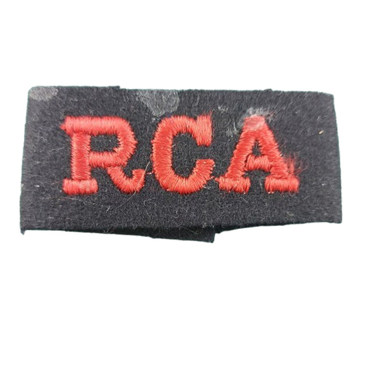 WW2 Canadian RCA Royal Canadian Artillery Cloth Slip On