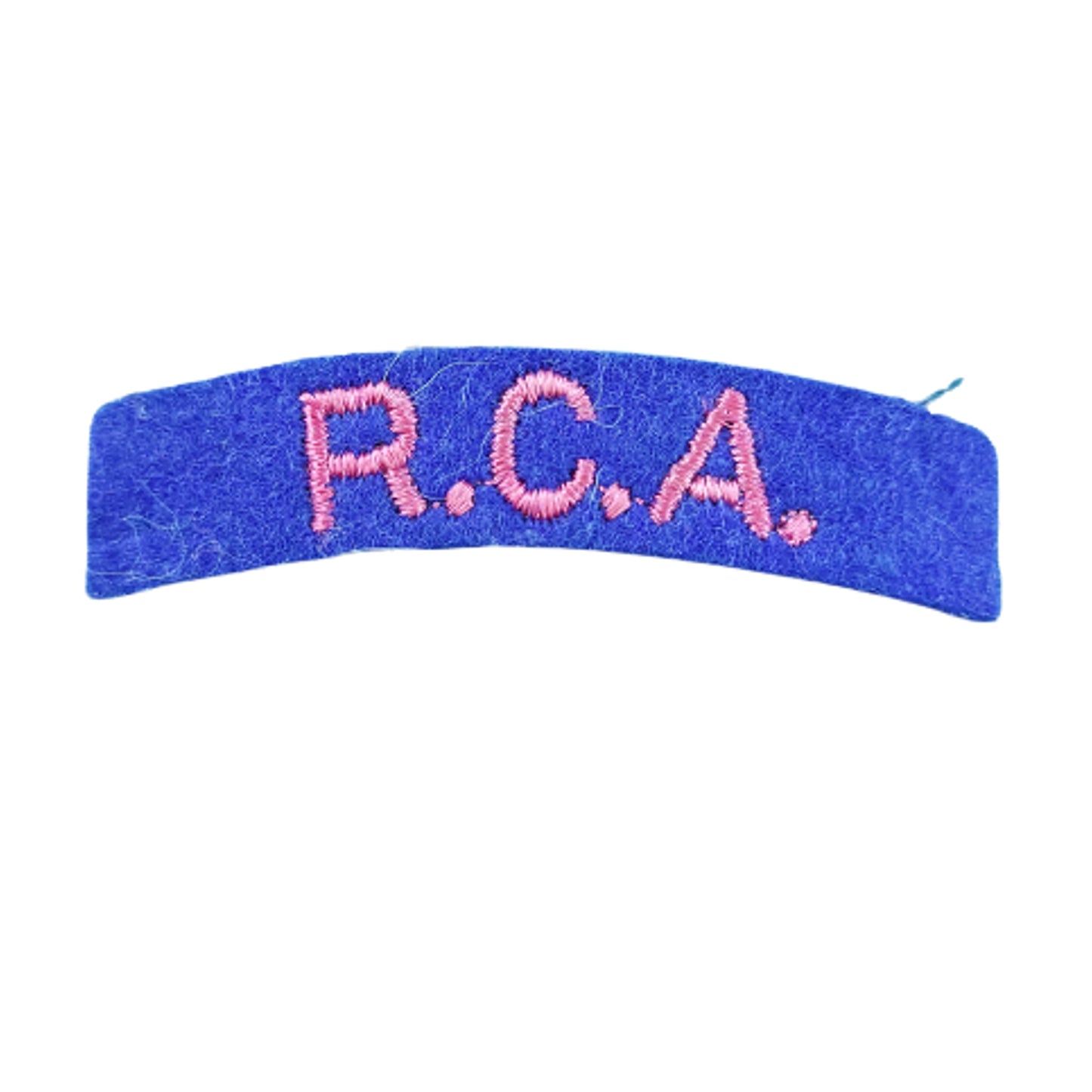 WW2 RCA Royal Canadian Artillery Cloth Shoulder Title