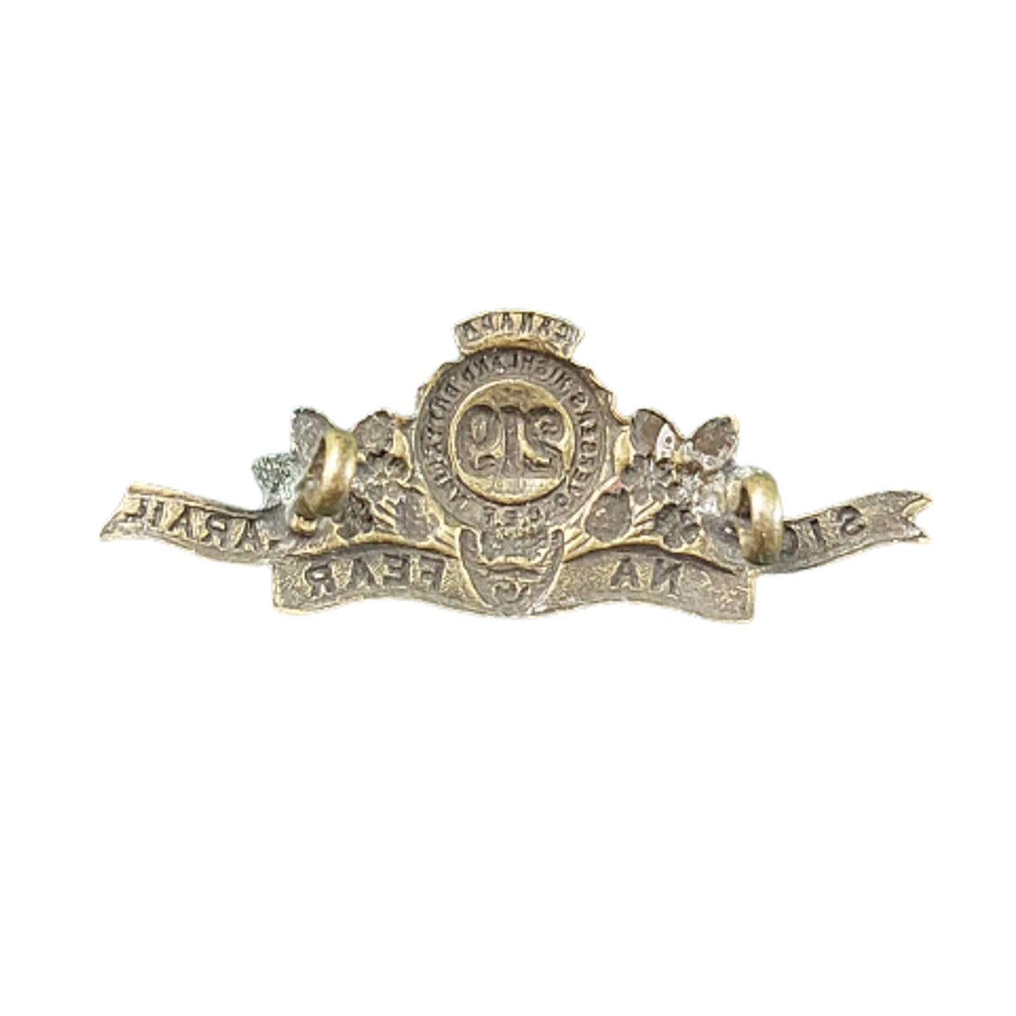 WW1 Canadian 219th battalion Collar Badge -Nova Scotia Highlanders