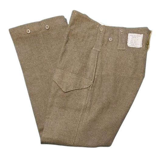 WW2 Canadian Battle Dress Pants Size 7, 1944