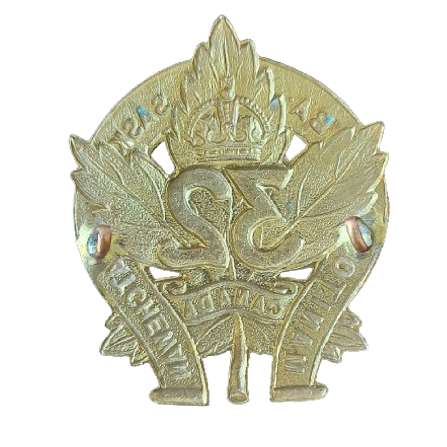 WW1 Canadian 32nd Battalion Cap Badge -Saskatchewan / Manitoba