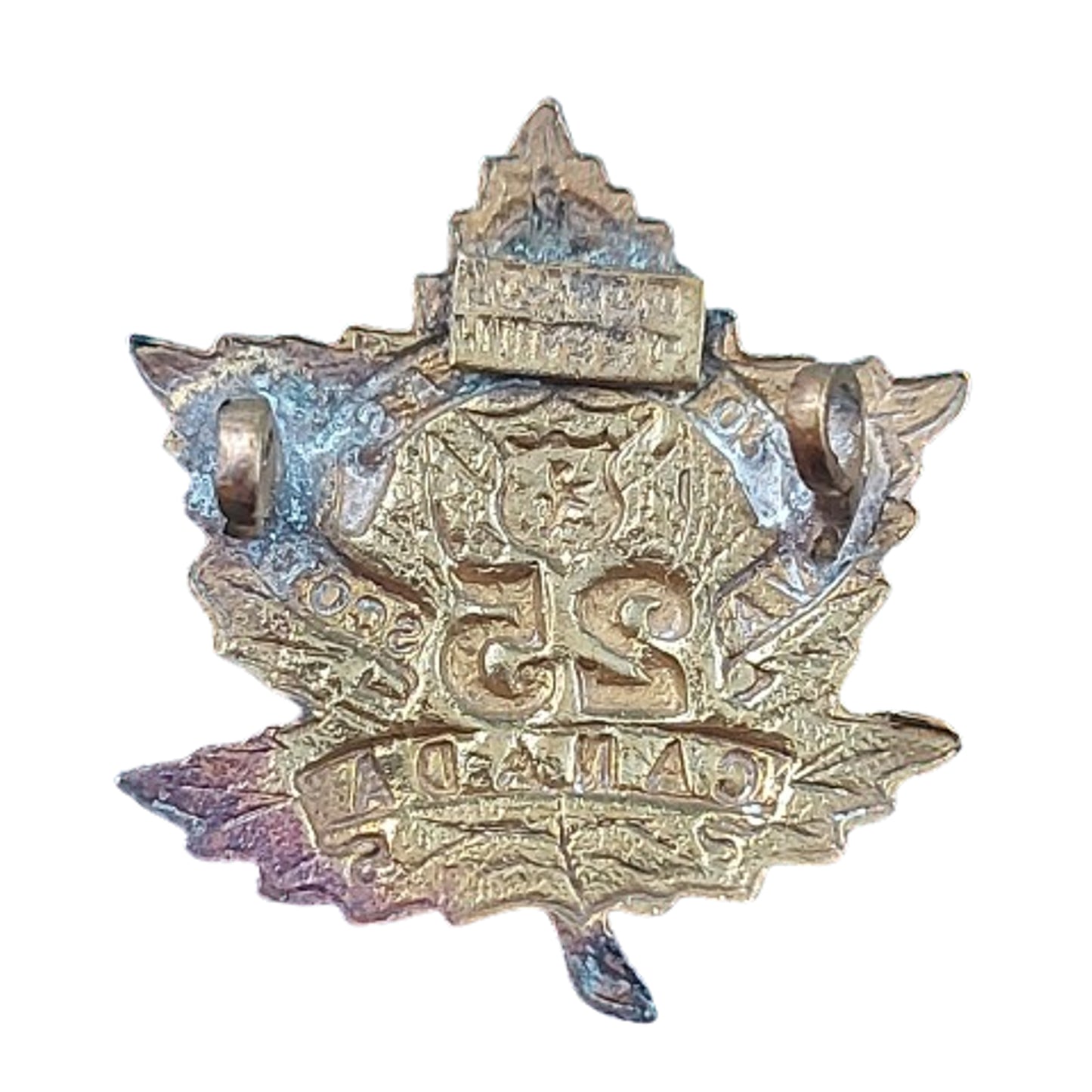 WW1 Canadian 25th Battalion Collar Badge -Nova Scotia