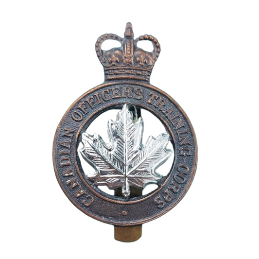 QEII COTC Canadian Officers Training Corps Cap Badge