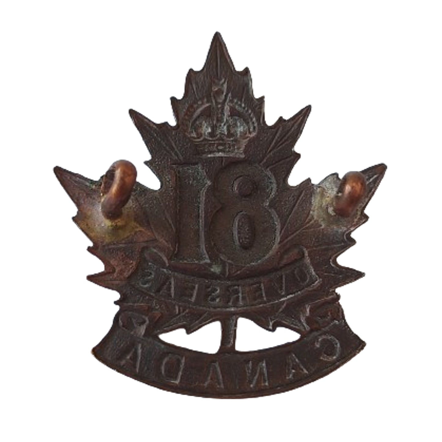 WW1 Canadian 81st Battalion Cap Badge -Toronto Ontario