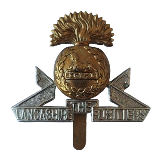 WW2 British Lancashire Fusiliers Cap Badge