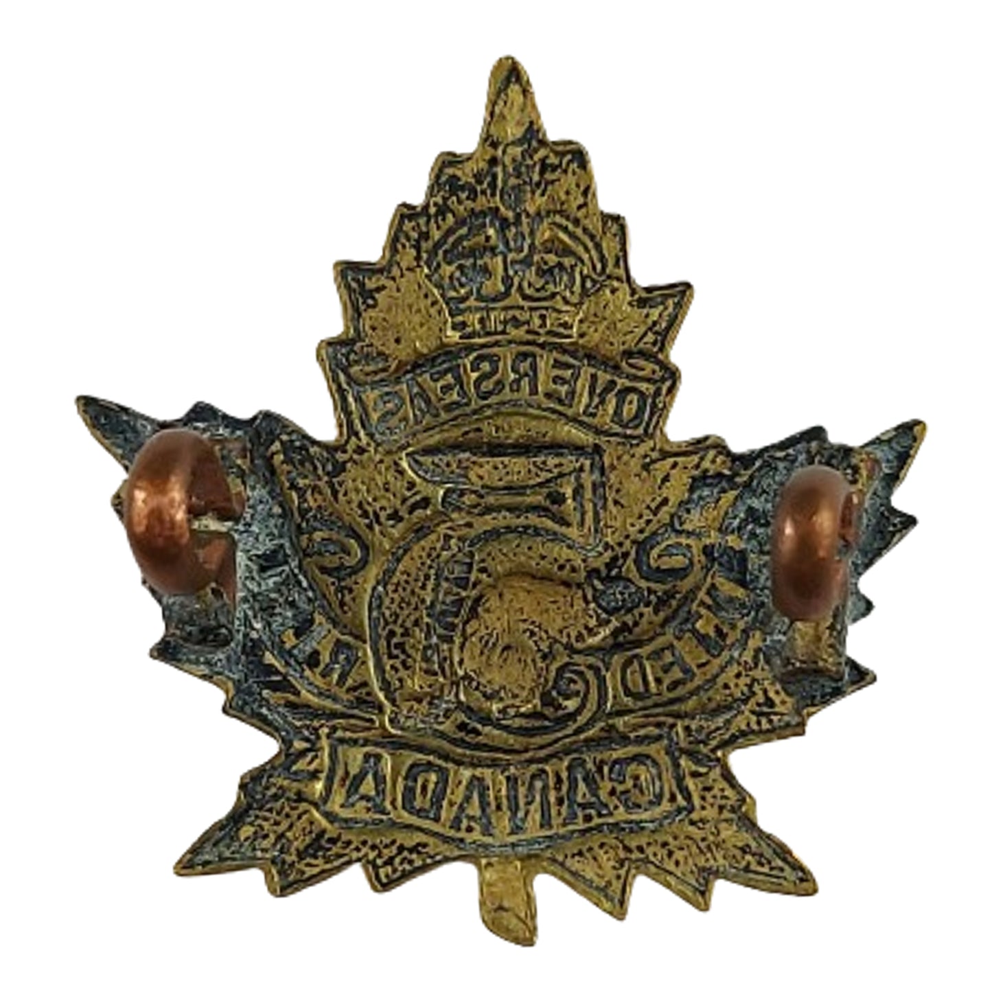 WW1 Canadian 5th Mounted Rifles Collar Badge