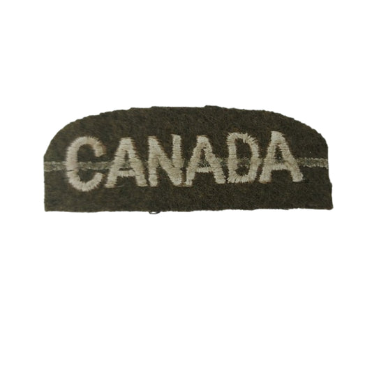 WW2 Canadian CANADA Cloth Shoulder Title